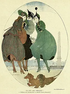 Dachshunds: Cartoon, They have ears! WW1