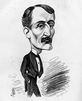 Dapper: Cartoon of Edgar Bruce, actor-manager