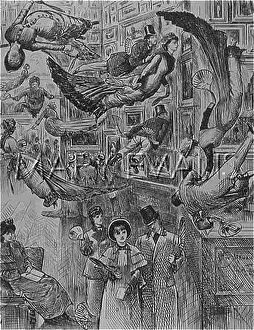 Underclothing: Cartoon, Edison's anti-gravity underclothing