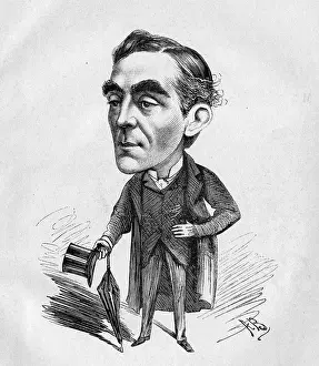Burlesque: Cartoon of Edward Royce, actor and stage manager