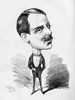 Entracte: Cartoon of Edward Smith Willard, English actor