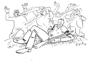 Everyone: The cartoon Ein gutes Gewissen... - A clear