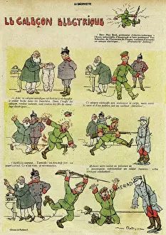 Mannequin: Cartoon, The electric underpants, WW1