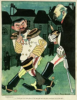 Baionnette: Cartoon, Two Emperors, WW1
