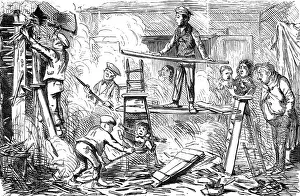 Leech: Cartoon, enlarging a room