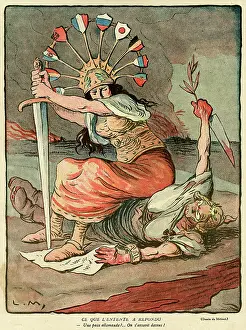 Trick: Cartoon, Entente's Reply, WW1