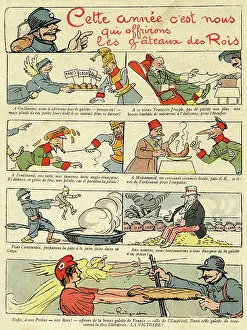 Neutral: Cartoon, Epiphany cakes, WW1
