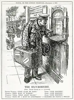 Promised: Cartoon, The Excursionist (Kaiser Wilhelm)