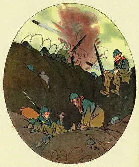 Naive: Cartoon, After the explosion, WW1