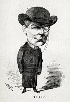 Entr: Cartoon, F W Irish, actor