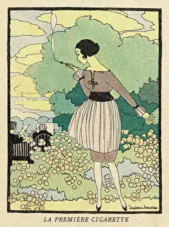 Sneaky: Cartoon, The first cigarette