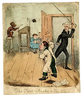 Floorboards: Cartoon, The First Stroke No. 1