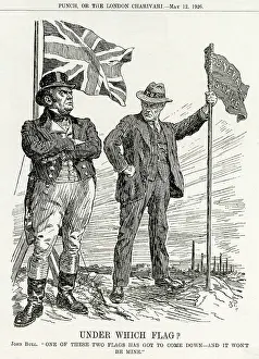 Cartoon, Under Which Flag? (General Strike 1926)
