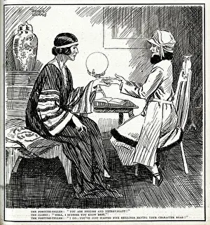 Prediction: Cartoon, Fortune teller visit