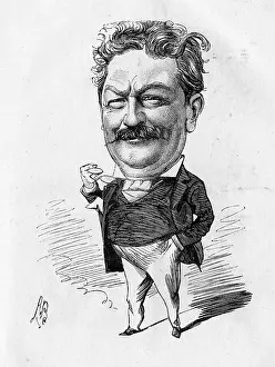 Fails: Cartoon of Frank Hall, actor