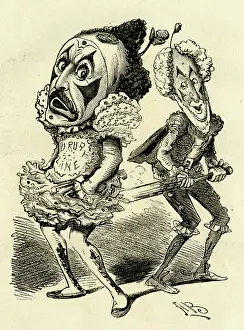 Panto: Cartoon, Freddy Leader and Gussy Harris