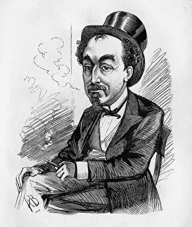 Minstrels: Cartoon of Frederick Burgess, manager