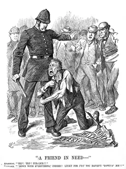 Anarchism: Cartoon, A Friend in Need (Anarchism)