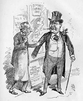 Clement: Cartoon of G A Sala, English journalist