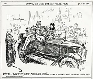 Commuting: Cartoon, General Strike of 1926: transport problems