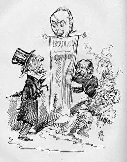 Entracte: Cartoon, Gladstone, Bradlaugh and Labouchere