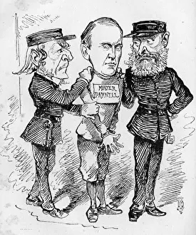 Entracte: Cartoon, Gladstone, Parnell and Forster