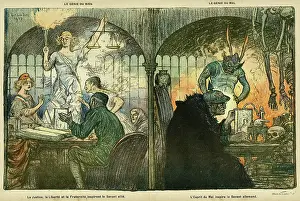 Nasty: Cartoon, Good and Evil Spirits, WW1