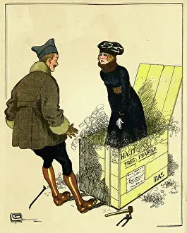 Godmother: Cartoon, A great Christmas present, WW1