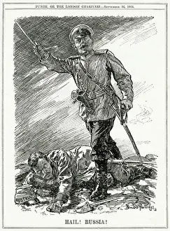 Striding: Cartoon, Hail! Russia!