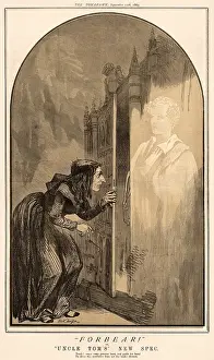 Reputation: Cartoon, Harriet Beecher Stowe and Byron
