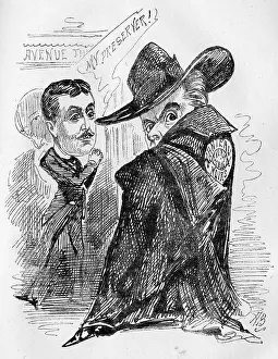 Entracte: Cartoon of Harry Paulton, actor and dramatist