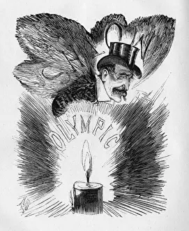 Entracte: Cartoon of Henry Hamilton, English playwright and actor