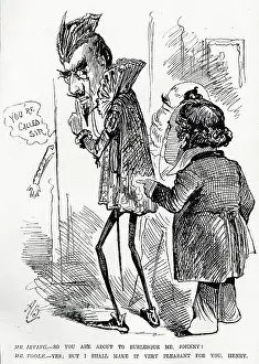 Burnand: Cartoon, Henry Irving as Mephistopheles