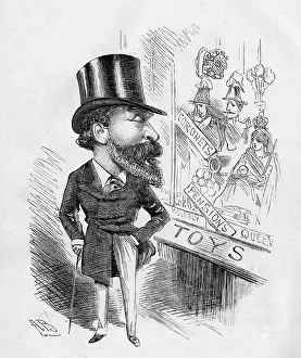 Expense: Cartoon of Henry Labouchere, Liberal MP