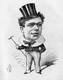 Eton: Cartoon of Herbert Campbell, comedian and actor
