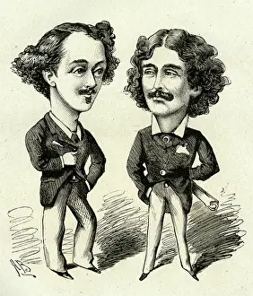 Gladstone: Cartoon, The Two Herberts (Gladstone and Reeves)