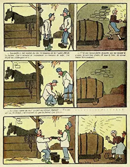 Managing: Cartoon, How to get hold of some plonk, WW1