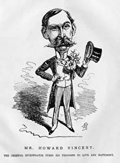 Barrister: Cartoon of Howard Vincent, Director of the CID