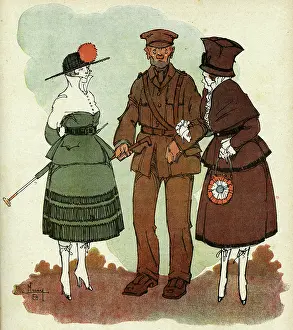 Stereotypical: Cartoon, Humour, WW1