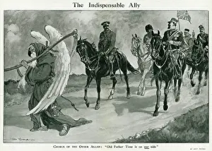 Indispensable: Cartoon, The Indispensable Ally, WW1
