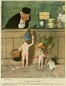 Postage: Cartoon, Innocent simplicity, WW1