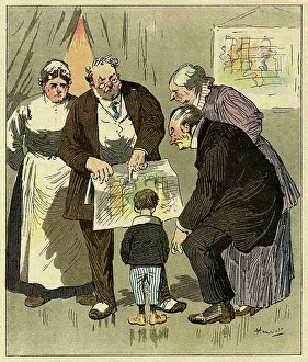 Interrupted: Cartoon, The interrupted conference, WW1