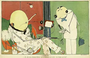 Interviewing: Cartoon, The Interview, WW1