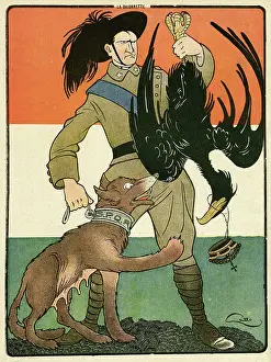 Wolves: Cartoon, On the Isonzo, WW1