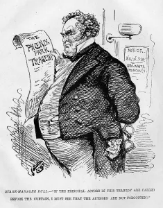 Authors: Cartoon, John Bull as stage manager