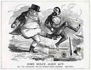 Knocked: Cartoon, John Bull's Alien Act