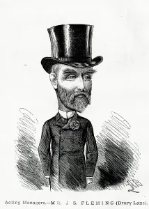 Entracte: Cartoon, Js Fleming, Acting Manager, Drury Lane Theatre