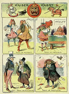 Ridicule: Cartoon, Kaiser Kabot, WW1