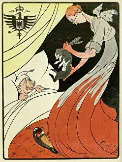Losing: Cartoon, The Kaiser's dream, WW1