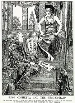 Promises: Cartoon, King Cophetua and the Beggar-maid